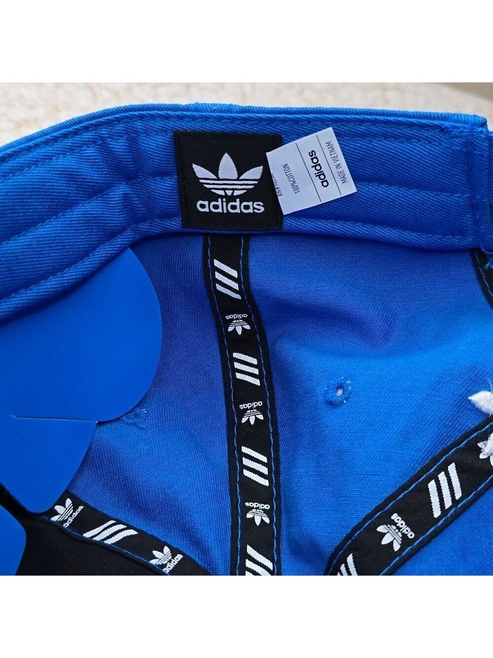 NWT Adidas Relaxed Strap-Back Hat Blue Bird OS - Picture 6 of 7